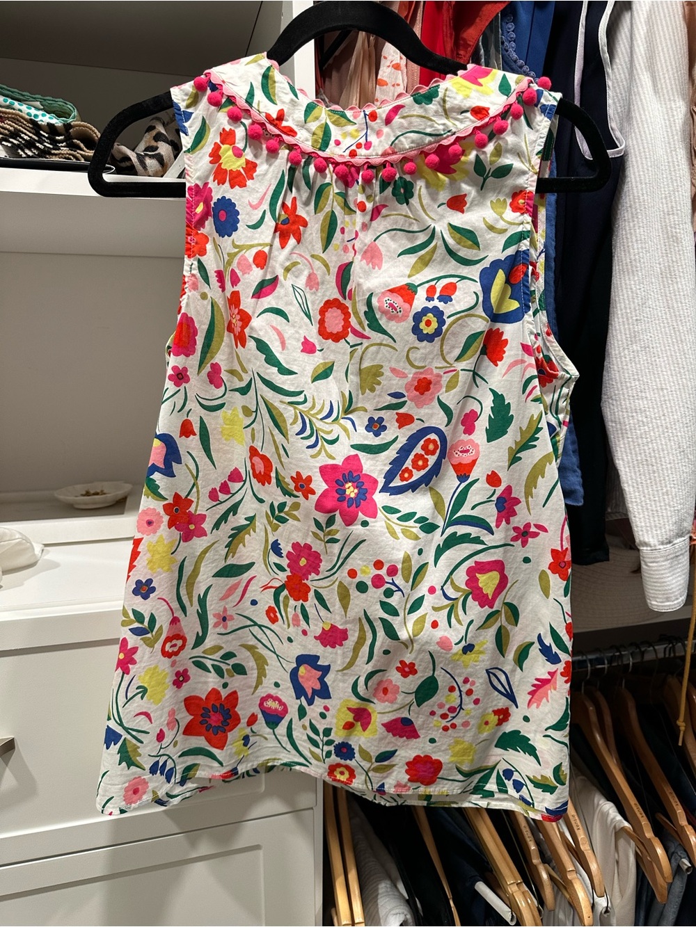 Boden Floral Sleeveless Blouse - Picture 4 of 7